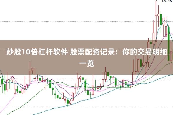 炒股10倍杠杆软件 股票配资记录：你的交易明细一览