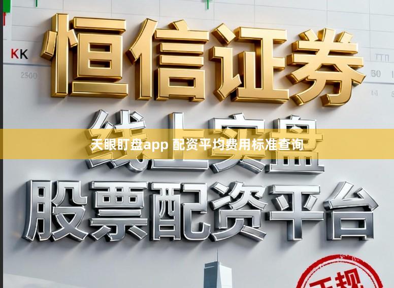 天眼盯盘app 配资平均费用标准查询